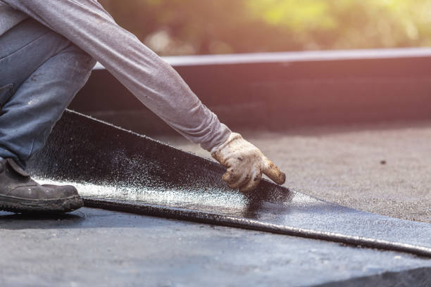 Professional Waterproofing technician working in Royersford, PA
